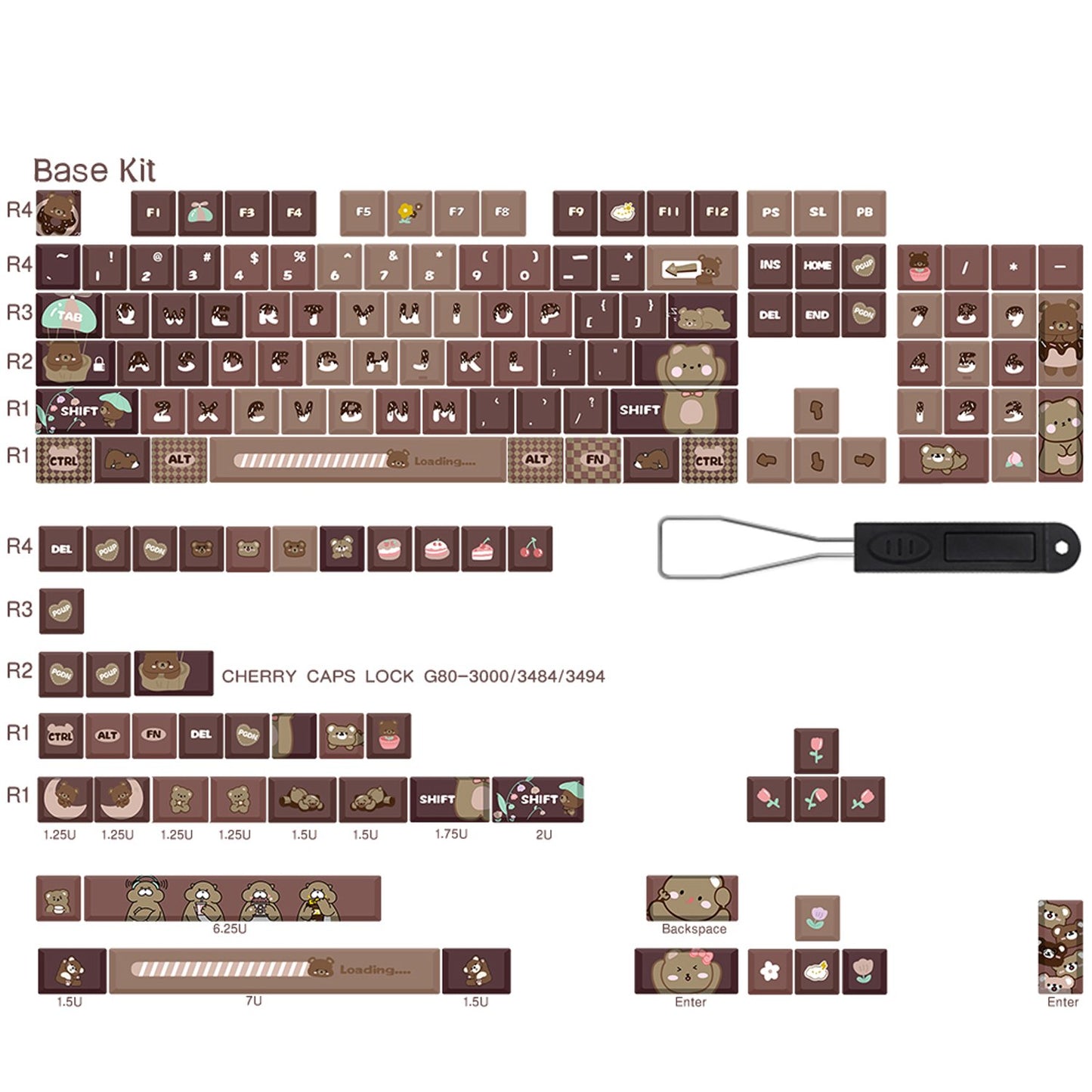 Keycaps - Masha - Mellow Keyboards